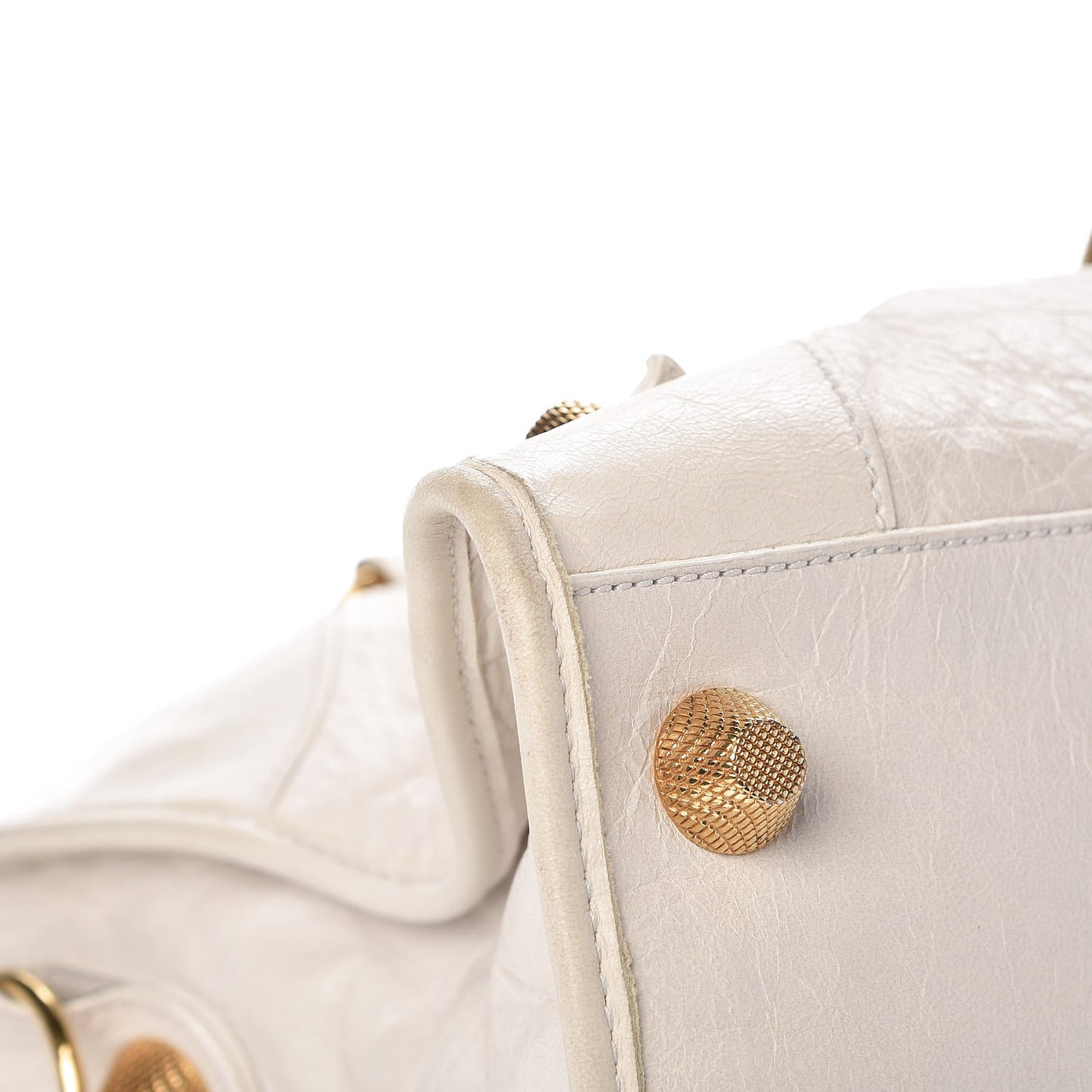 Agneau Giant 21 Gold Hardware Part Time White