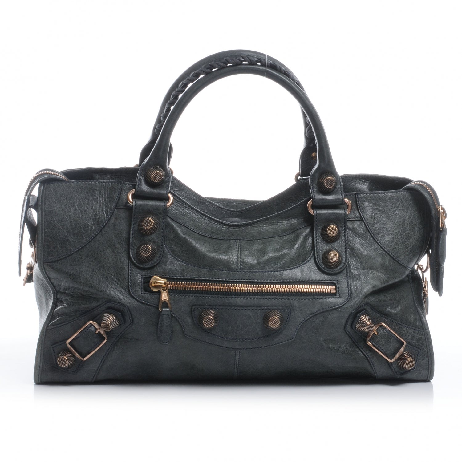 Balenciaga Agneau Giant 21 Rose Gold Hardware Part Time Anthracite 1 of 8
