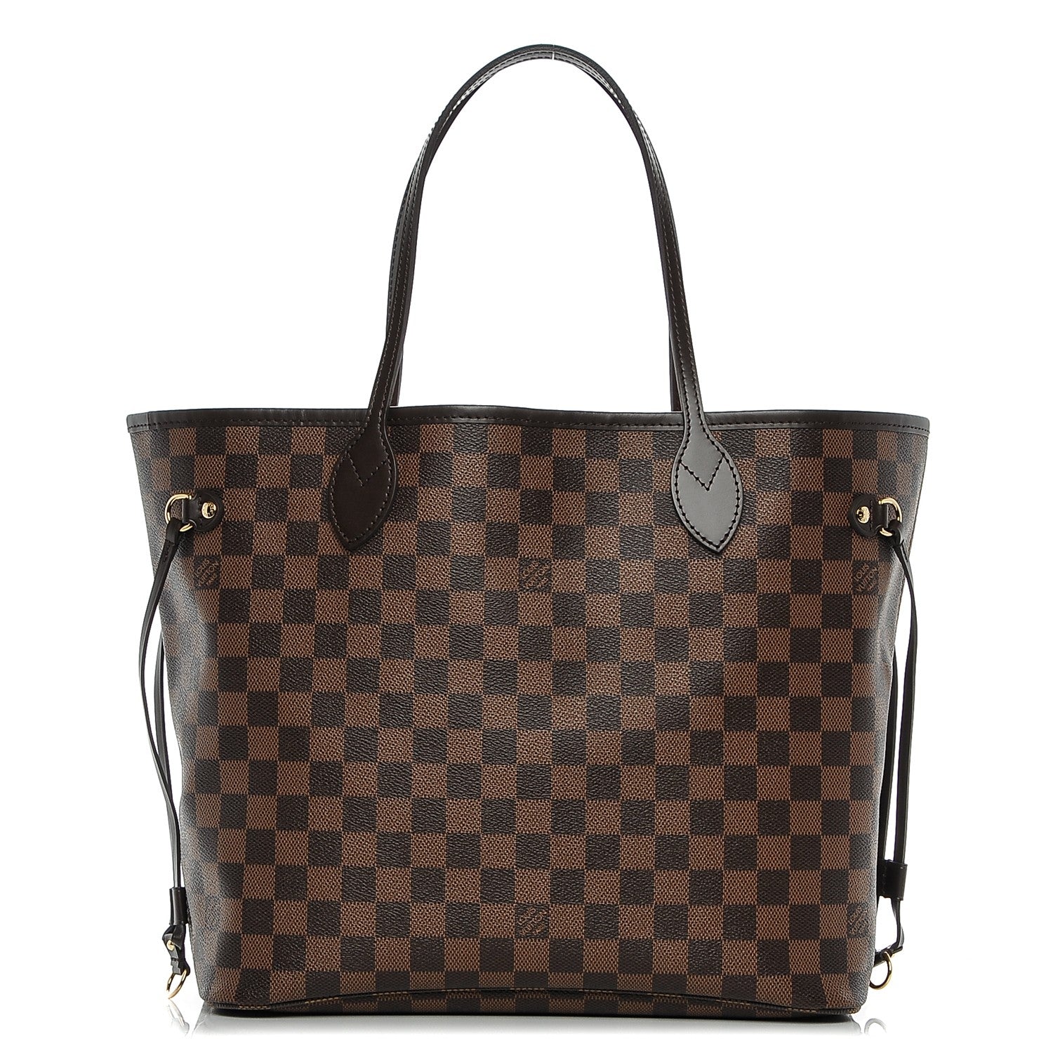 Louis Vuitton Damier Ebene Neo Neverfull MM Rose Ballerine 1 of 6