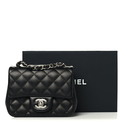 Chanel Lambskin Quilted Mini Square Flap Black 11 of 11