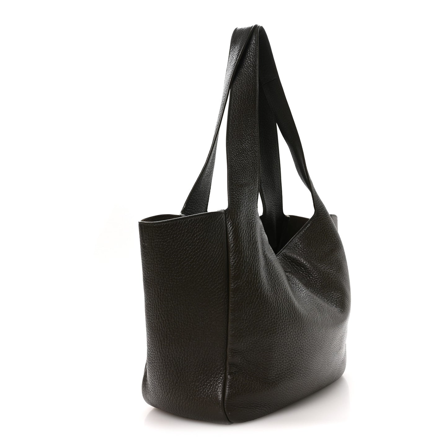 Grained Deerskin Bea Tote Musk