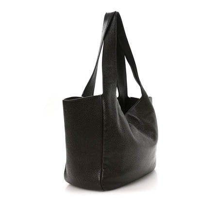 Saint Laurent Grained Deerskin Bea Tote Musk 3 of 10