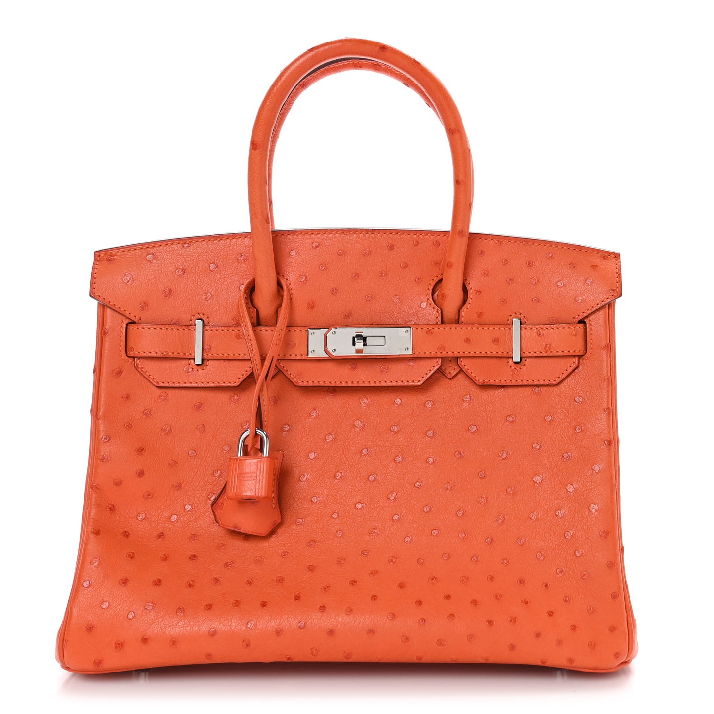 Ostrich Birkin 30 Orange