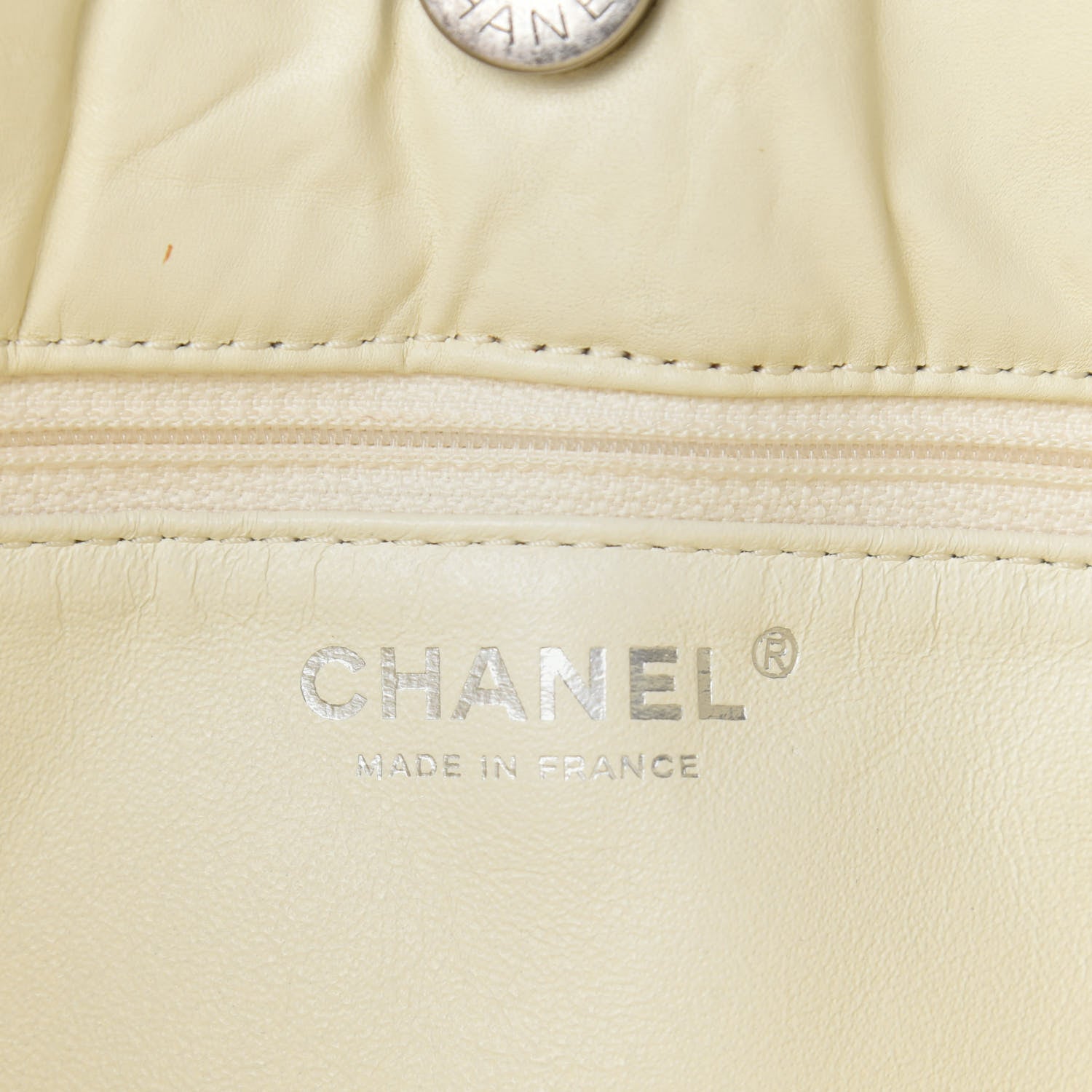 Chanel Aged Calfskin Quilted Reissue 2.55 Tote Ivory 8 of 11