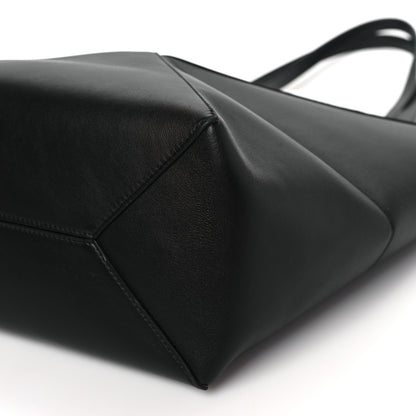 Loewe Shiny Calfskin Medium Puzzle Fold Tote Black 8 of 9