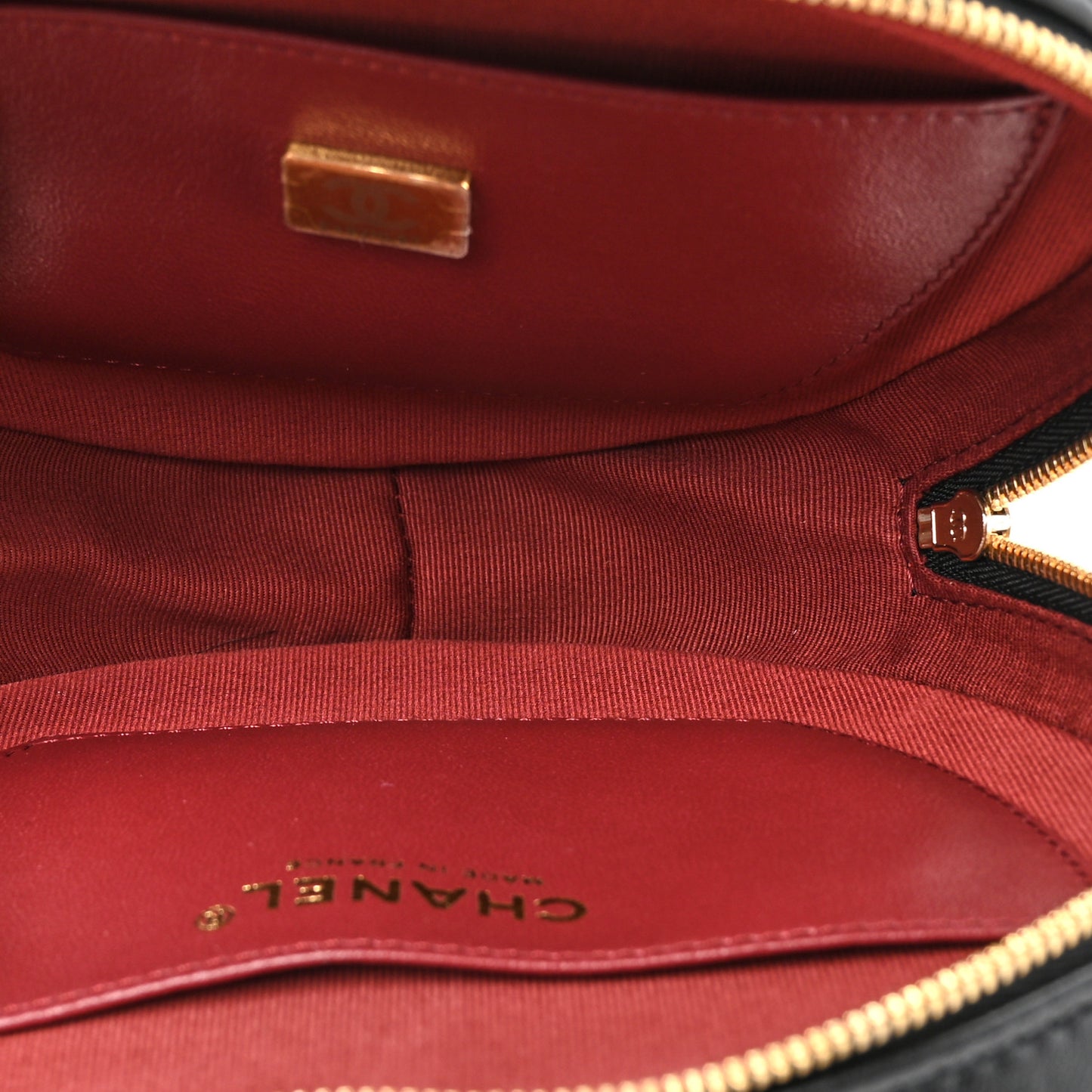 Lambskin Quilted CC In Love Heart Bag Black