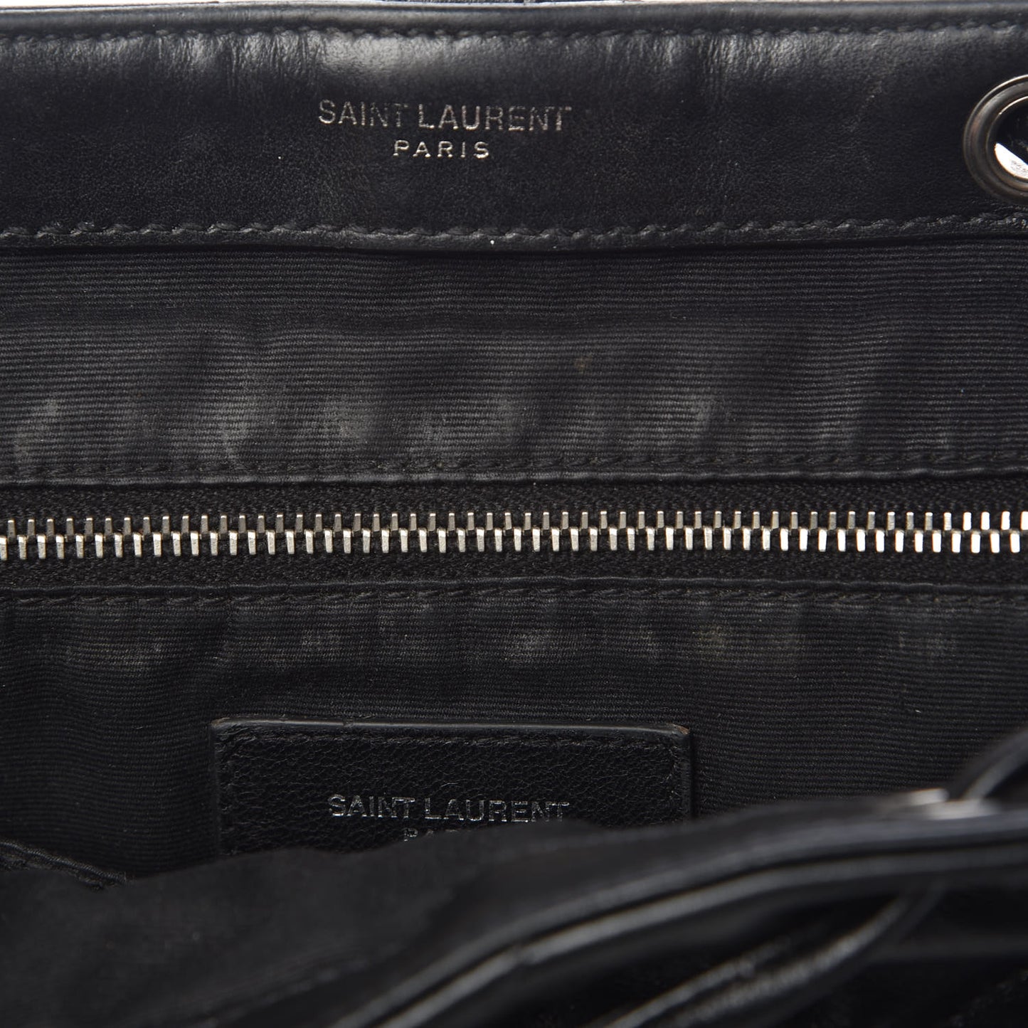 Calfskin Y Quilted Monogram Small Loulou Backpack Black