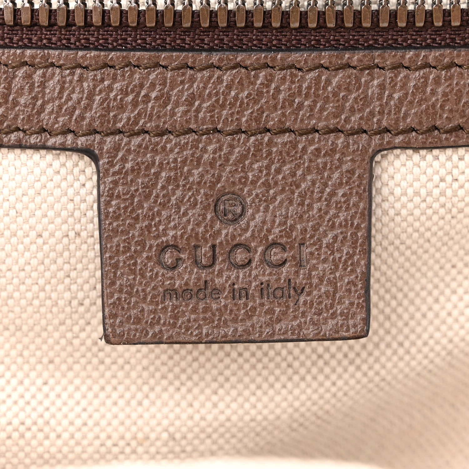 Gucci GG Supreme Monogram Calfskin Web Small Ophidia Day Backpack Beige Ebony New Acero 6 of 10