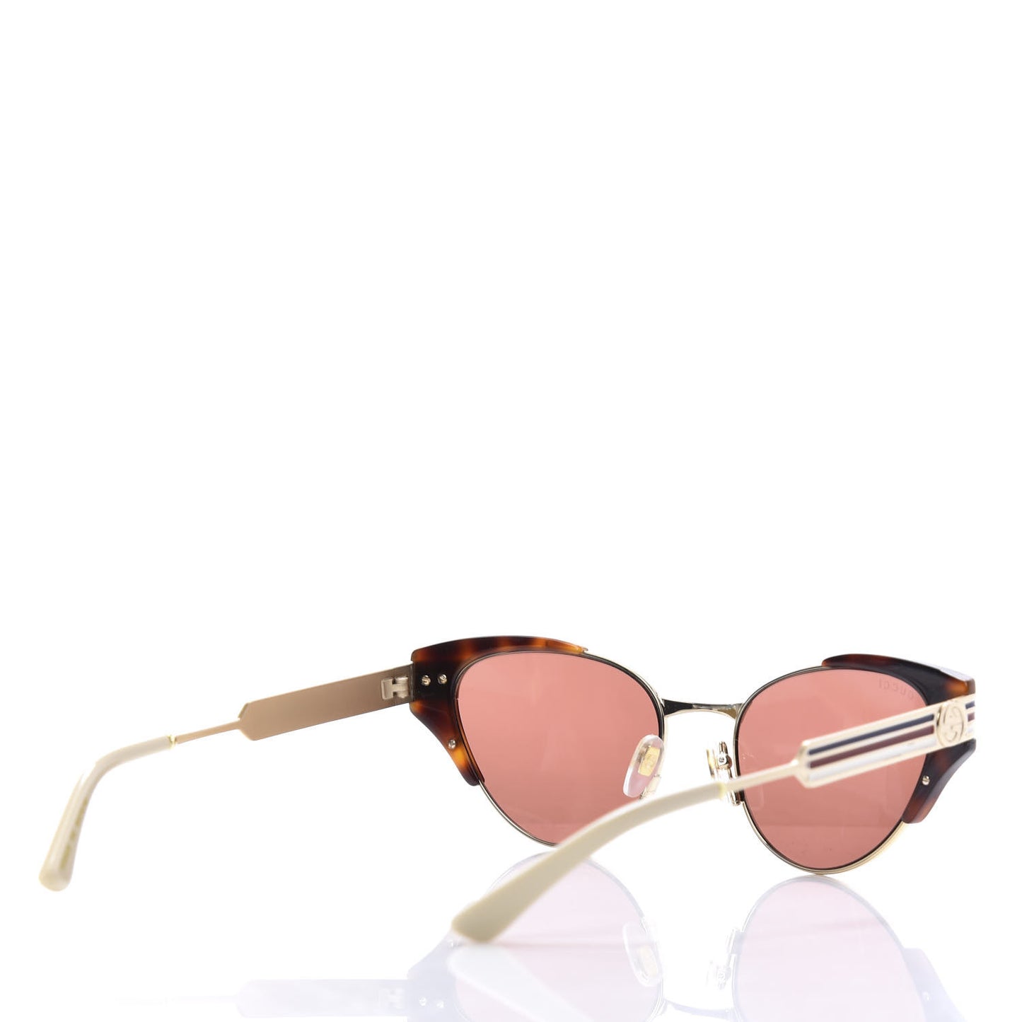 Cat Eye Web Sunglasses GG0522S Tortoise