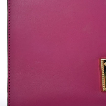 Gucci Moon Calfskin Bi-Color Medium Padlock Shoulder Bag New Rosette Hibiscus Red 9 of 12