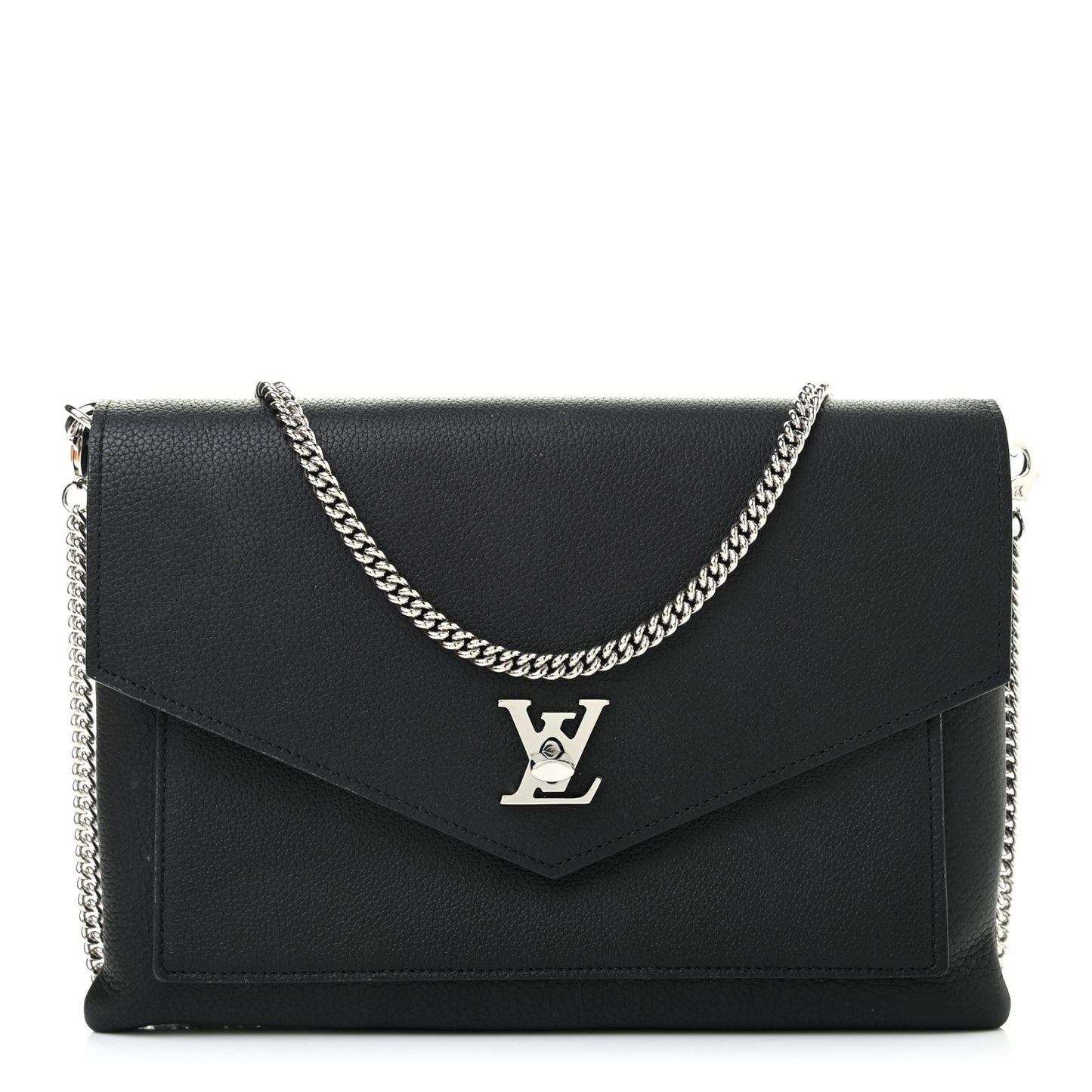 Soft Calfskin My Lockme Pochette Black