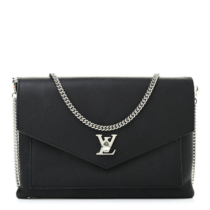Louis Vuitton Soft Calfskin My Lockme Pochette Black 1 of 6