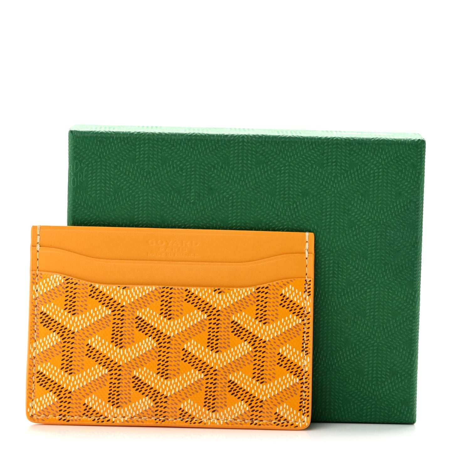 Goyardine Saint Sulpice Card Holder Yellow