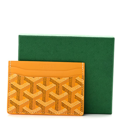 Goyard Goyardine Saint Sulpice Card Holder Yellow 8 of 8
