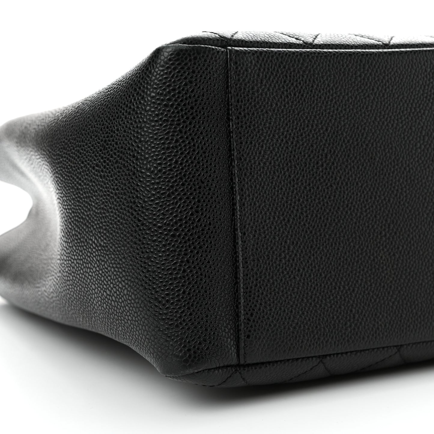 Caviar Quilted Grand Shopping Tote GST Black