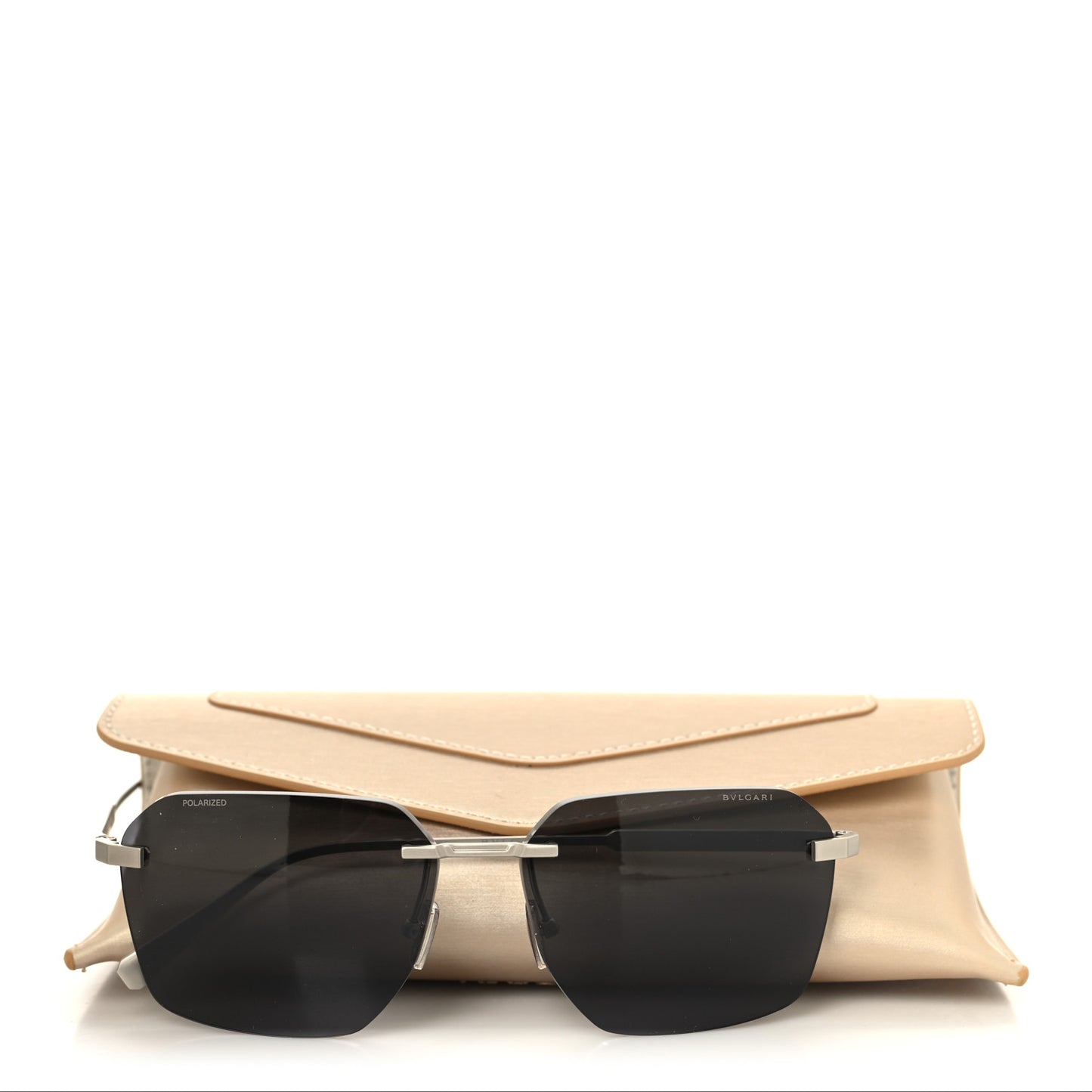 Titanium Polarized Octo Finissimo Sunglasses BV40029U Black