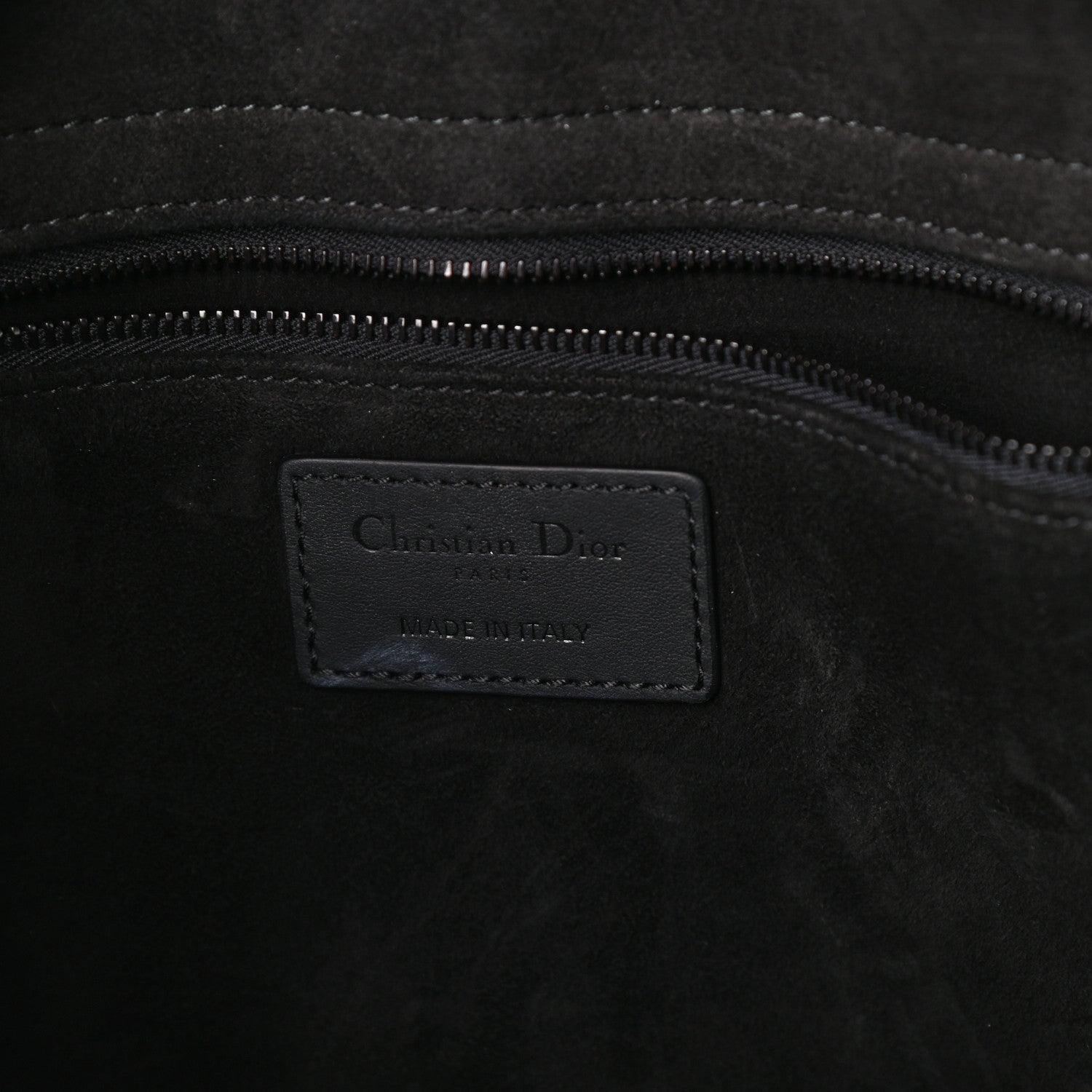 Christian Dior Ultra Matte Calfskin Cannage Large Lady Dior Black 6 of 9