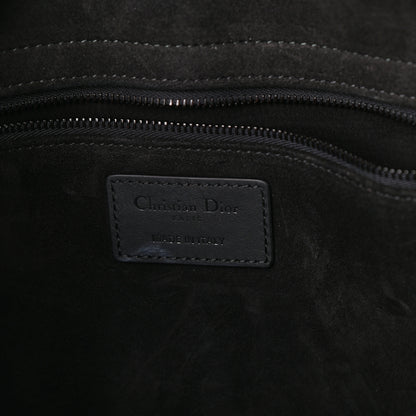 Christian Dior Ultra Matte Calfskin Cannage Large Lady Dior Black 6 of 9