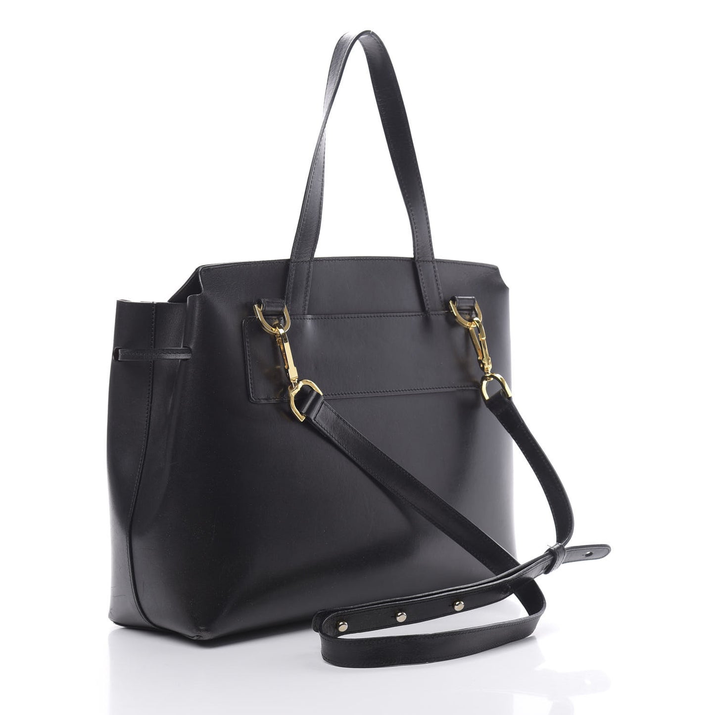 Calfskin Lady Bag Black Flamma