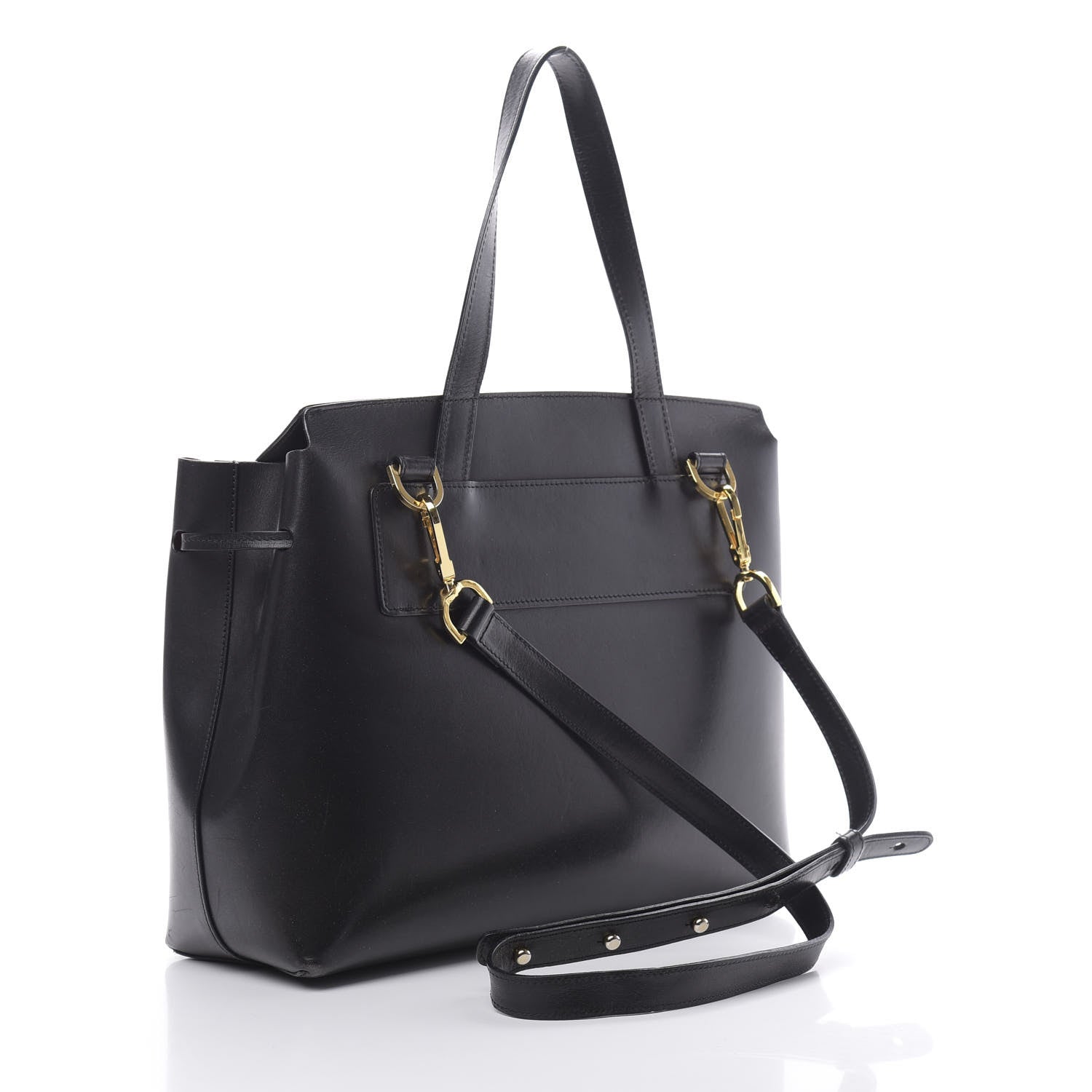 Mansur Gavriel Calfskin Lady Bag Black Flamma 3 of 18