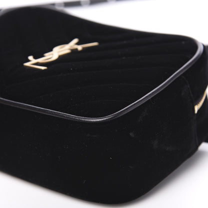 Saint Laurent Velour Matelasse Monogram Lou Belt Bag Black 13 of 16