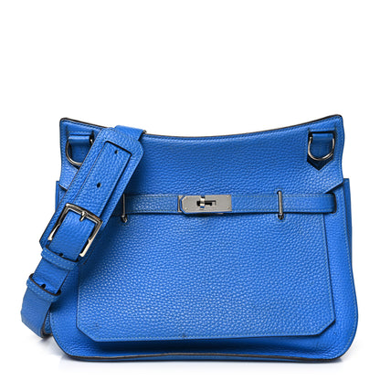 Hermes Taurillon Clemence Jypsiere 28 Bleu Hydra 1 of 10