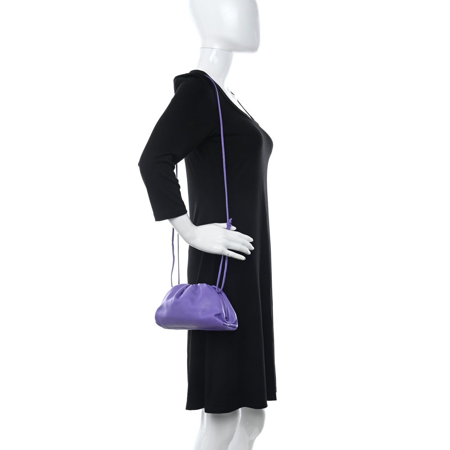 Bottega Veneta Butter Calfskin The Mini Pouch Purple 2 of 10