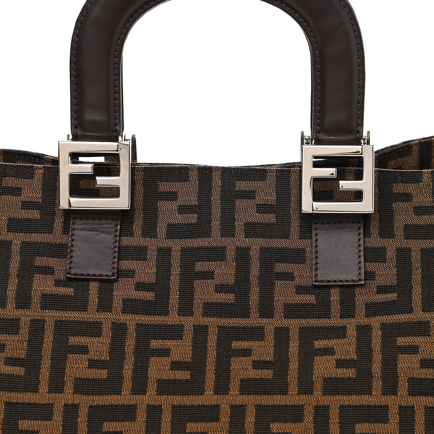 Zucca Top Handle Tote Tobacco