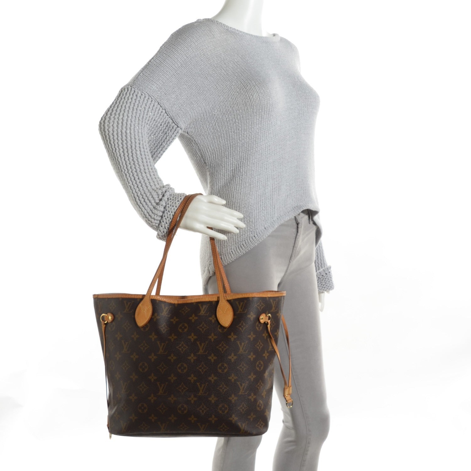 Louis Vuitton Monogram Neverfull MM 2 of 8