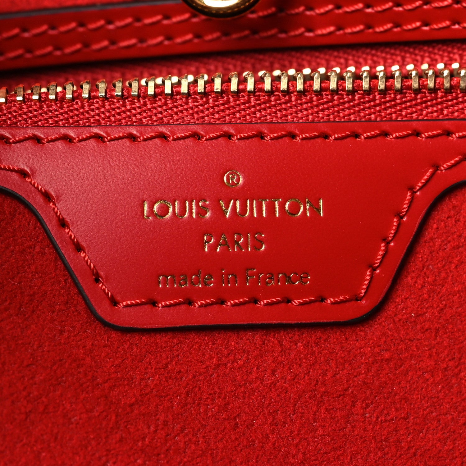 Louis Vuitton Epi Monogram Neverfull MM Castillan Red 7 of 11