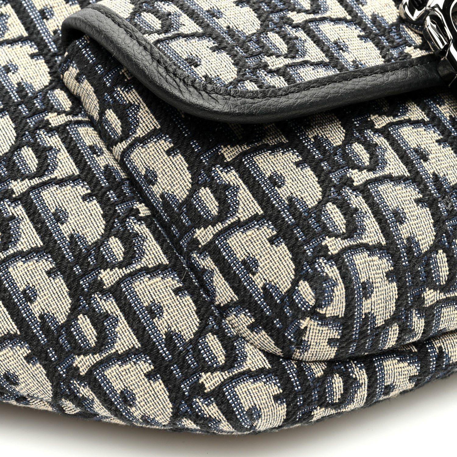 Christian Dior Oblique Dior 8 Belt Bag Beige Black 8 of 9