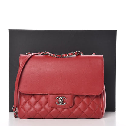 Chanel Caviar Quilted All About Flap Bag Red 14 of 14