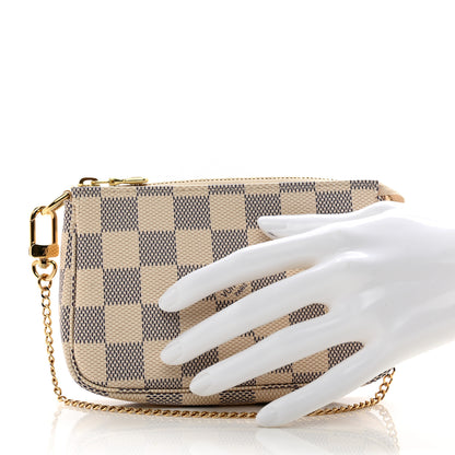 Louis Vuitton Damier Azur Mini Pochette Accessories 2 of 7