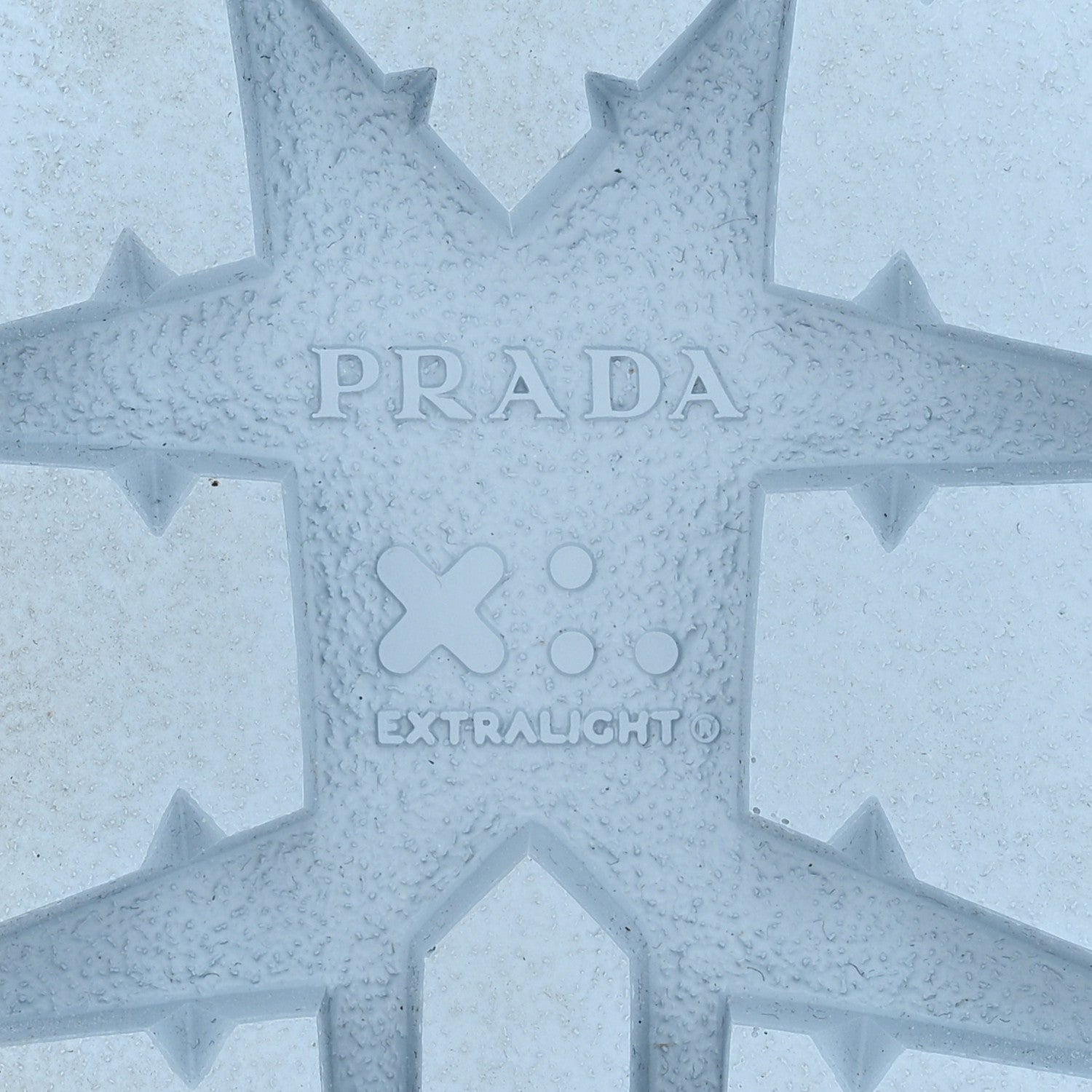 Prada Foam Rubber Metal Triangle Logo Cage Sandals 40 Cielo 7 of 10