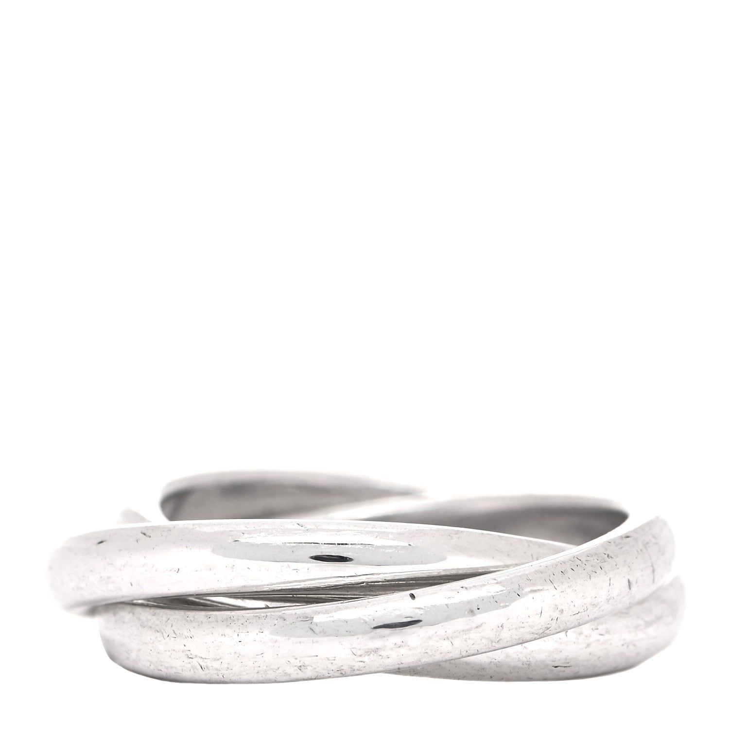 Tiffany Sterling Silver Interlocking Ring 52 6 1 of 4