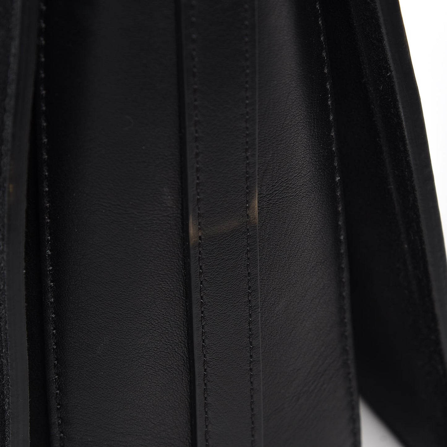 Calfskin Suede Medium Roy Bag Black
