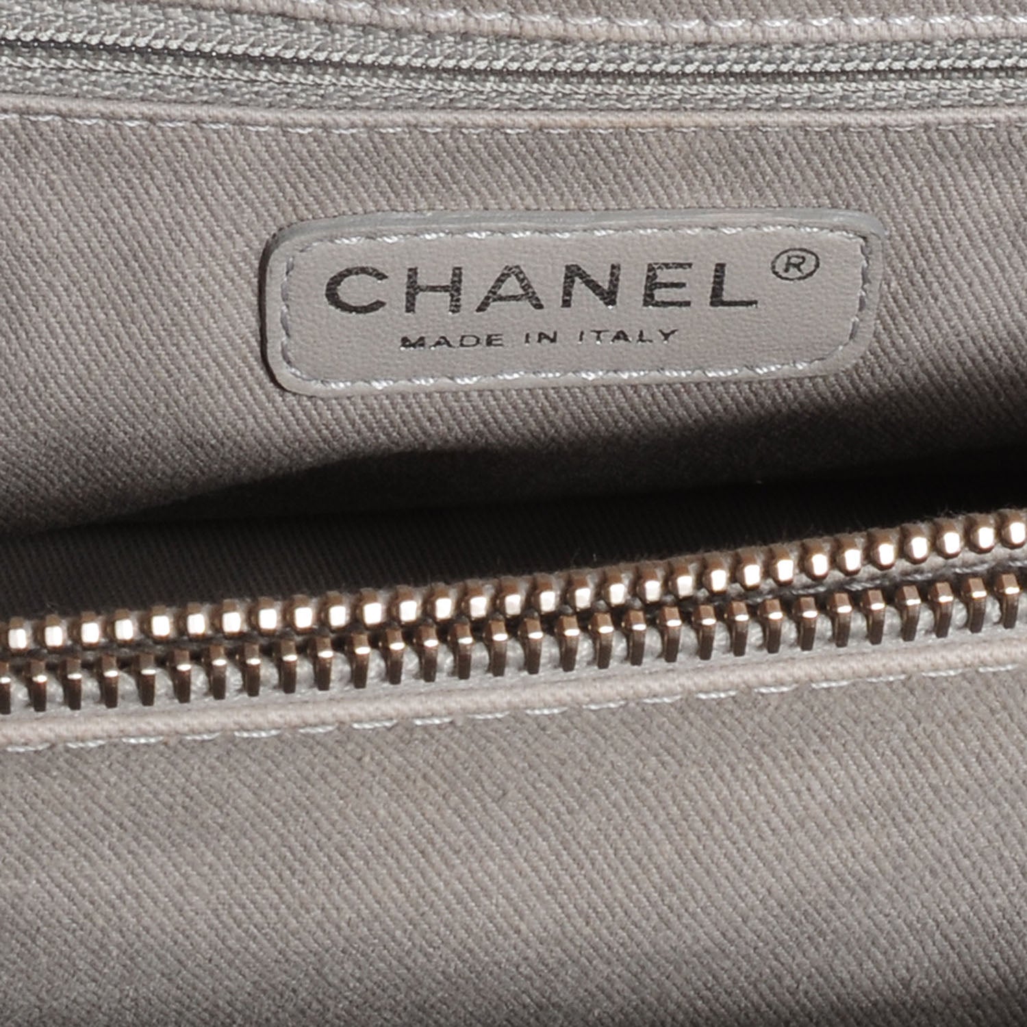 Chanel Aged Calfskin Quilted Be CC Tote Beige 7 of 9