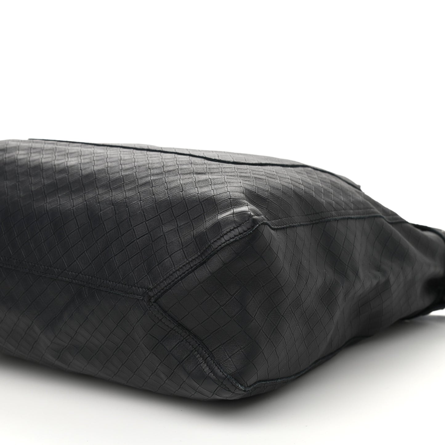 Calfskin Intrecciomirage Tote Black