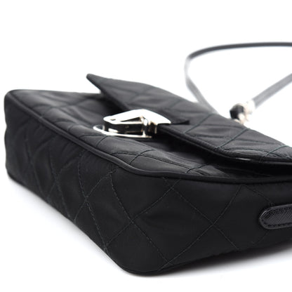 Prada Nylon Tessuto Impuntu Quilted Flap Black 6 of 11