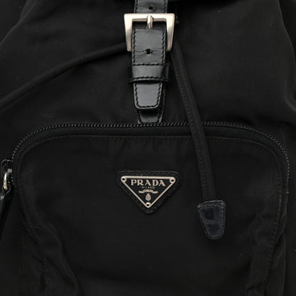 Prada Nylon Vela Mini Cinch Backpack Black 7 of 9