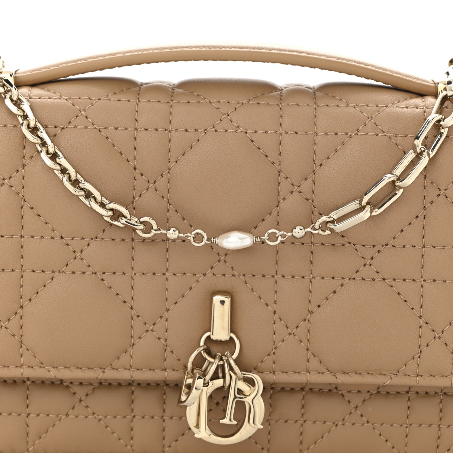 Christian Dior Lambskin Cannage Mini My Dior Bag Beige 1766216
