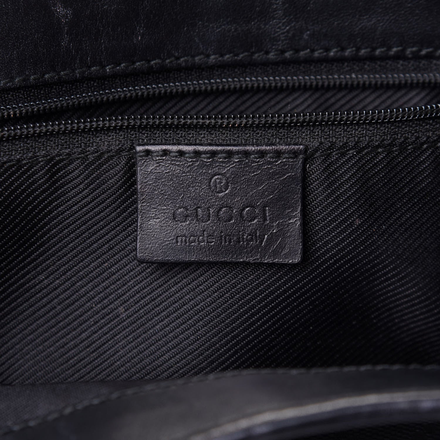 Gucci Monogram Bardot Shoulder Bag Black 5 of 10