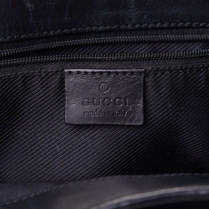 Gucci Monogram Bardot Shoulder Bag Black 5 of 10