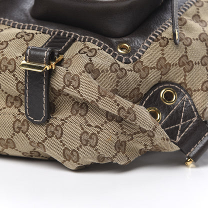 Gucci Monogram Medium Darwin Convertible Backpack Brown 9 of 9