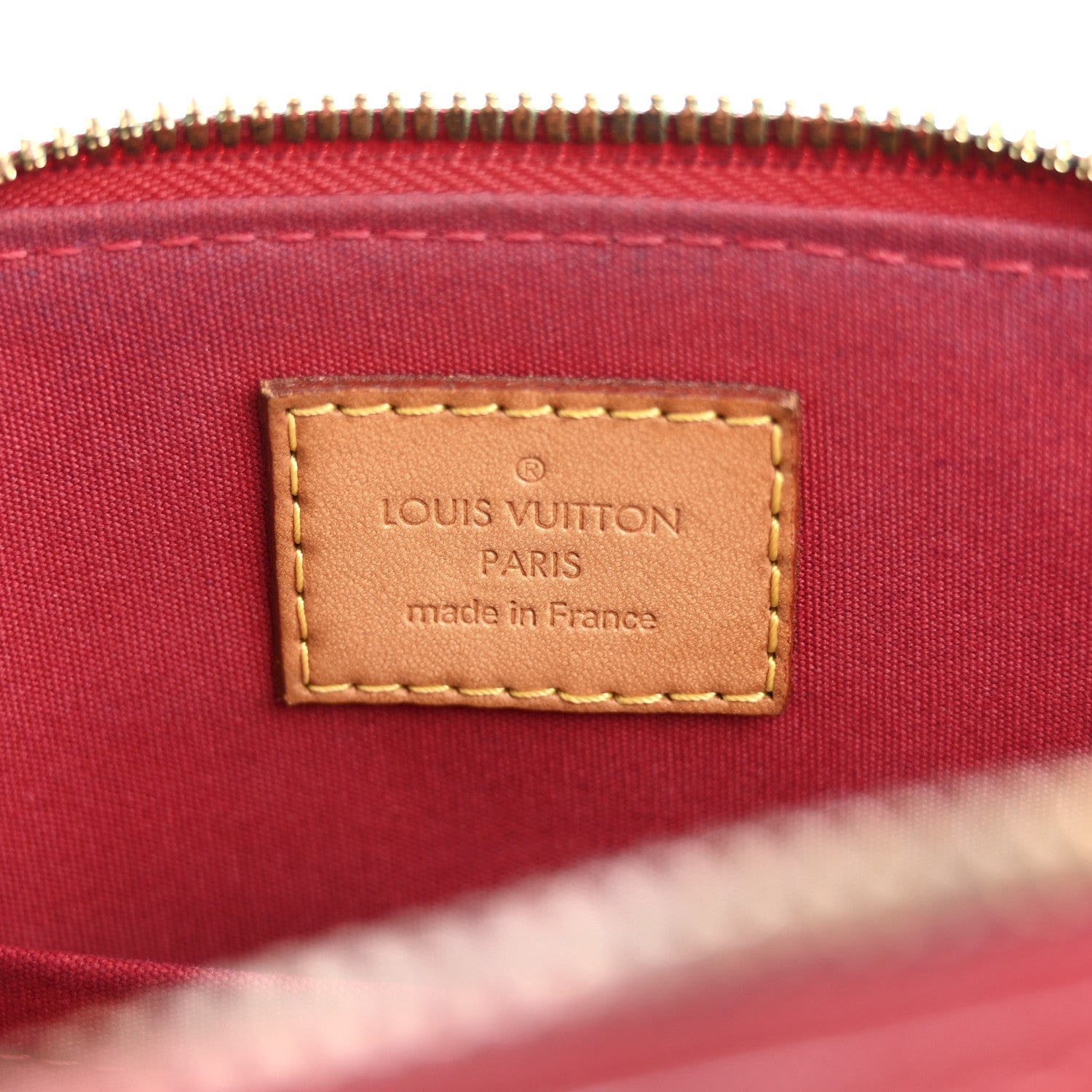 Louis Vuitton Vernis Alma BB Pomme D'Amour 6 of 14