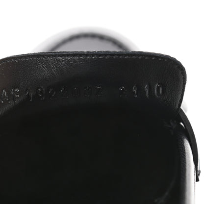 Hermes Goatskin Womens Royal Loafers 36 Black 7 of 8