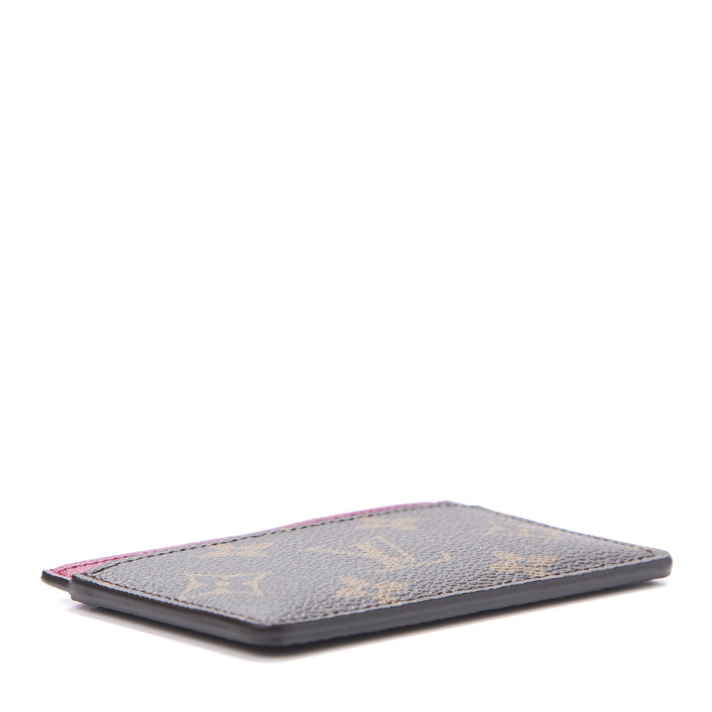 Monogram Card Holder Fuchsia