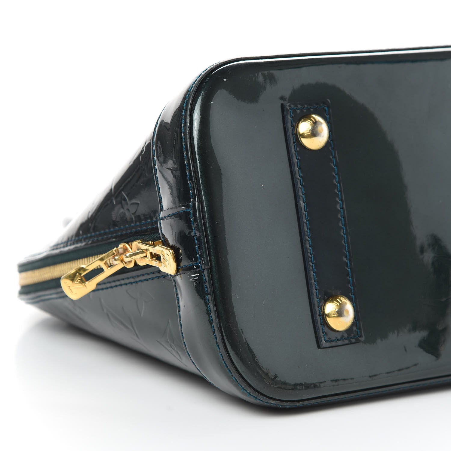 Louis Vuitton Vernis Alma PM Blue Nuit 8 of 16