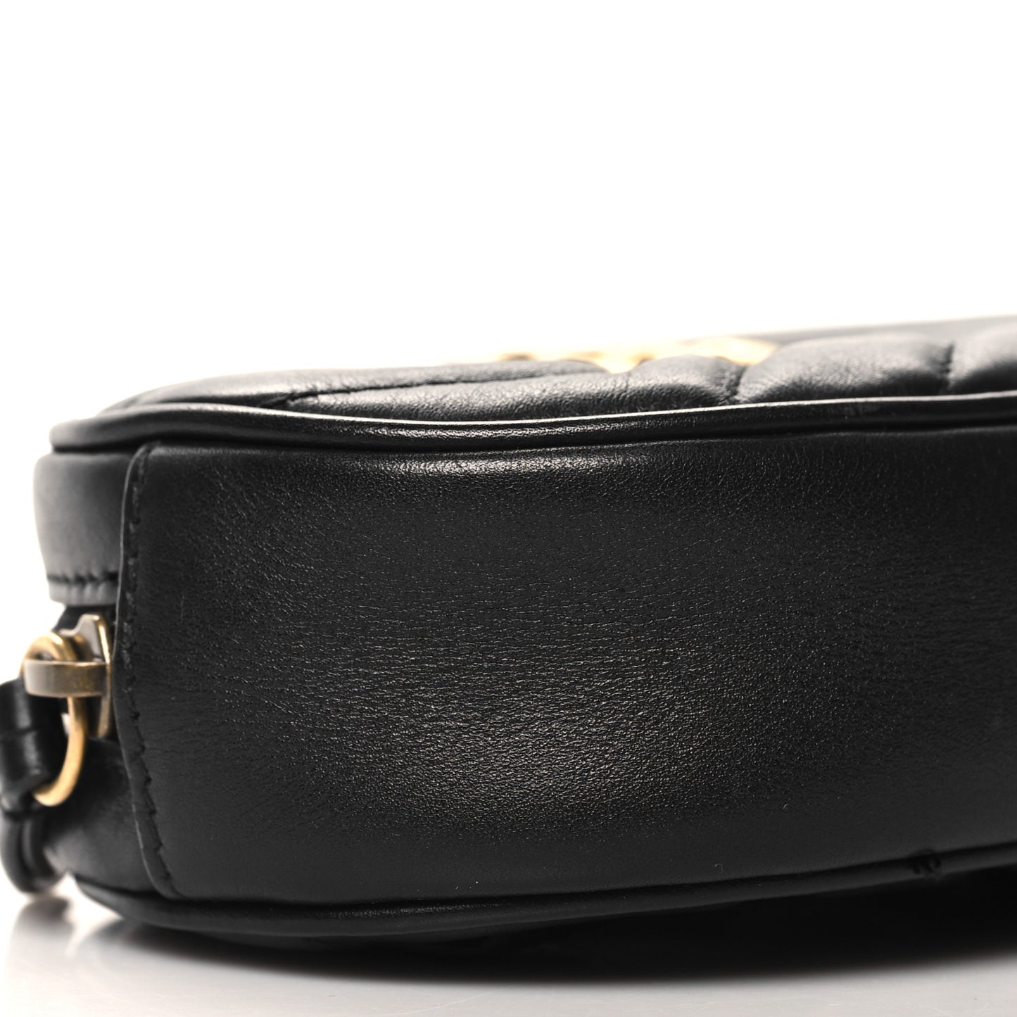 Calfskin Matelasse GG Marmont Belt Bag 85 34 Black