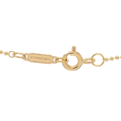 Tiffany 18K Yellow Gold Beaded Chain Necklace 18" 3 of 3